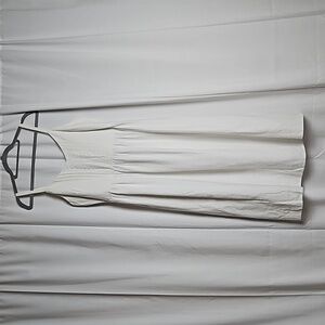 Old Navy Whire Linen Sundress (L)